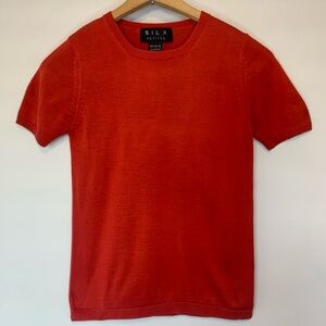 Silx 100% silk women’s shirt petites